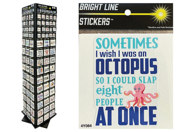 Bright Line Stickers - 3X Markup!