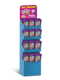 Face Twisters® Freeze Dried Sour Candy Bitz™ Shipper