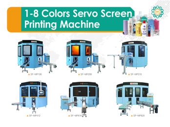 1-8Colors Auto Servo Screen Printing Machine