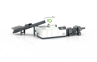 ISECevo: Integrated Shredder Extruder Combination