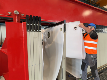 Introducing The Newest Rapid Filter Cloth Changeout System