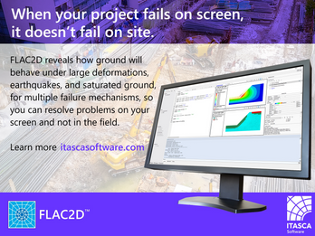 FLAC2D - Advanced 2D Continuum Modeling for Geomechanics.