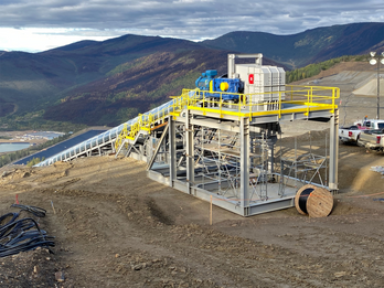 Overland Conveyor - Gold Mine Heap Leach System