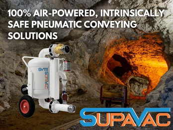 SupaVac pumps are 100% air-powered Australian made Solids Pumps