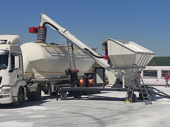 Mobile Bulk Loader: Dust-free truck loading for bags or loaders