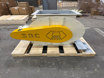 Scientific Dust Collector Flex Tip Rotary Air Lock
