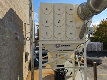 Scientific Dust Collectors Cartridge Collector Line