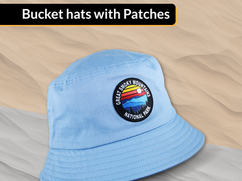 Bucket Hats with Custom Patches