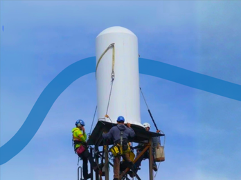 Tower mounted radome