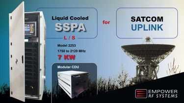 Liquid-Cooled SSPA for Satcom Uplinks