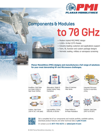 Components & Modules to 70 GHz