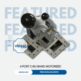 4 Port C/Ku Band Motorized ADL Feed Assembly, Linear