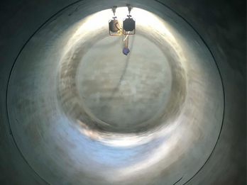 Tank Surface Prep - Sandblasted