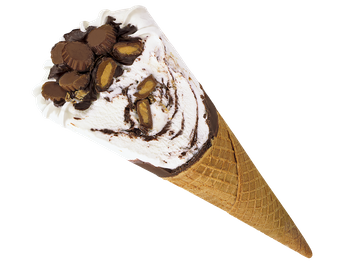 Moose Tracks Ice Cream Cone