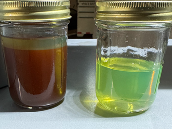 Before and after sample