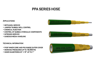 PPA SERIES HOSE for Oil and Gas Applications