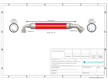 Hydraulic Hose Design for ROV