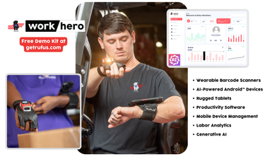 Rufus WorkHero Connected Operator Platform for Warehouse Teams