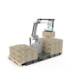 Dobot Robotics turn key COBOT palletizer solution