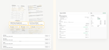 Data linking across documents