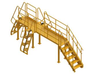 The Original Lapeyre Alternating Tread Stair