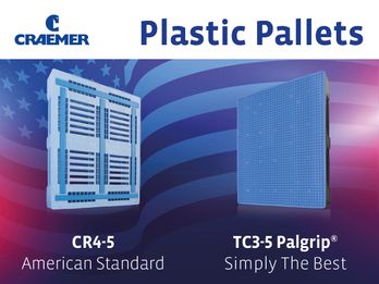 The Industry's Gold Standard: Plastic Pallets made by Craemer