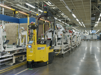 ProMat Exclusive! See the TOW300 AGV in action