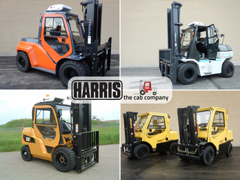 Redefine forklift productivity with an enclosed operator cab!