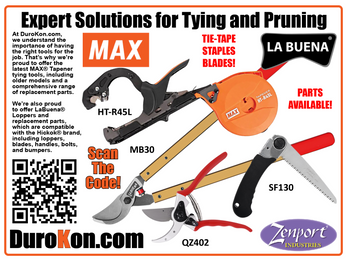 Vine Tying Tools | MAX Tapener, Powered Wire Tie Solutions