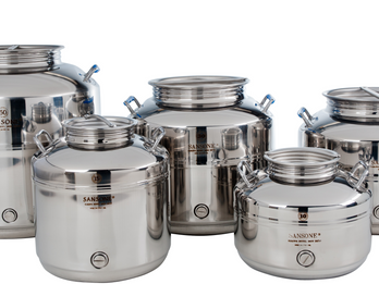 Stainless steel welded drum