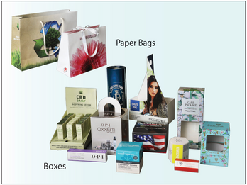 CUSTOM PRINTED PACKAGING: Paper Bags and Boxes