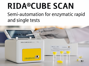 Semi-automation with the RIDA®CUBE Scan