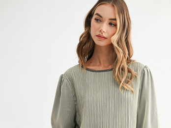 The Jahzara Top & Jana Skirt Sage