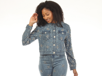 Every woman loves a bling jacket