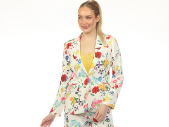 Classic Floral print blazer is a "Fashion Statement"
