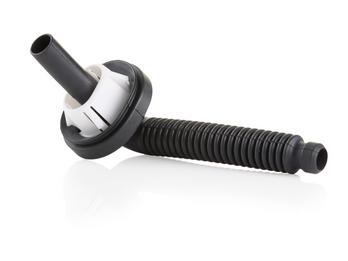 Assembled grommet with plastic insert