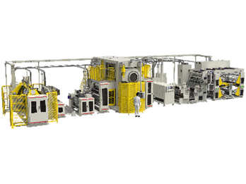 Calendering and Slitting Integrated Machine