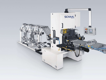 Fully automated stamping of heat exchanger fins