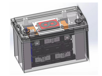 12.8V100Ah lead-replacement lithium battery