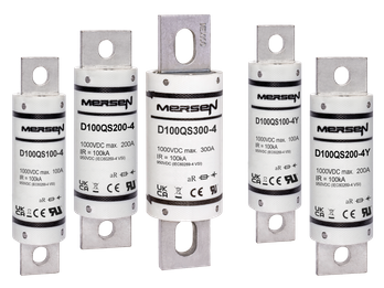 D100QS Series Fast-Acting DC Fuses