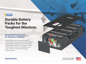 HDS M-51-203A Military Spec High Powered Battery Pack Sheet 2