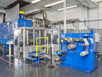 Pilot Scale Cathode Coating Line (Unwind End View)