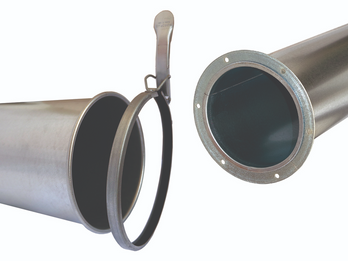 Quick-Fit® Clamp-together & Flanged Ducting for Extraction