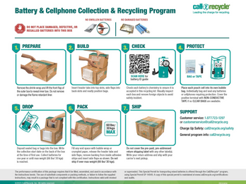 Battery & Cellphone Collection & Recycling Program