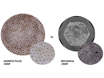 Magnetic Pulse Crimping performance vs traditional crimp