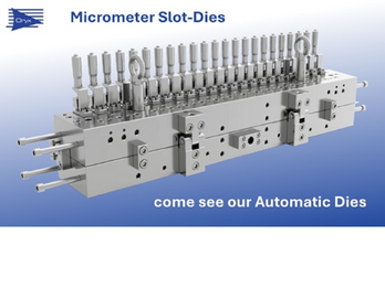 Slot-dies. Micrometer and Automatic Control