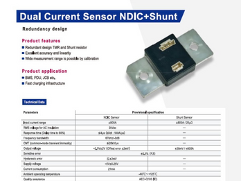 Dual Current Sensor NDIC+Shunt