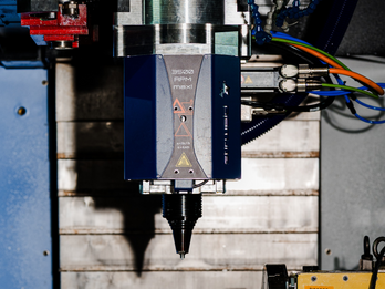 Retractable pin FSW head for CNC