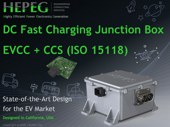 DC Fast Charging Junction Box EVCC + CCS (ISO 15118)