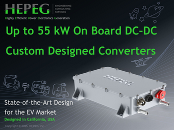 Up to 55 kW On Board DC–DC Custom Designed Converters